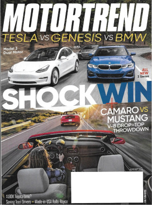 MOTOR TREND 2019 AUG - GT350, SS vs GT, GIULIA vs 330i, ARTEON